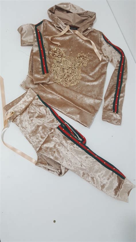 gucci tracksuit pants|crushed velvet gucci tracksuit.